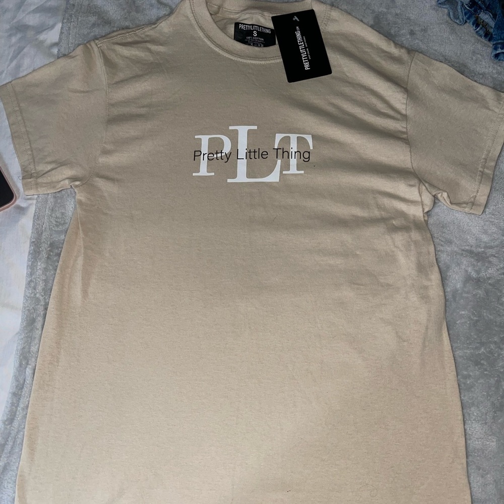 Oversized Nude Basic Tee shirt from PLT
